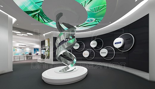 羅麥醫藥科技展廳設計案例